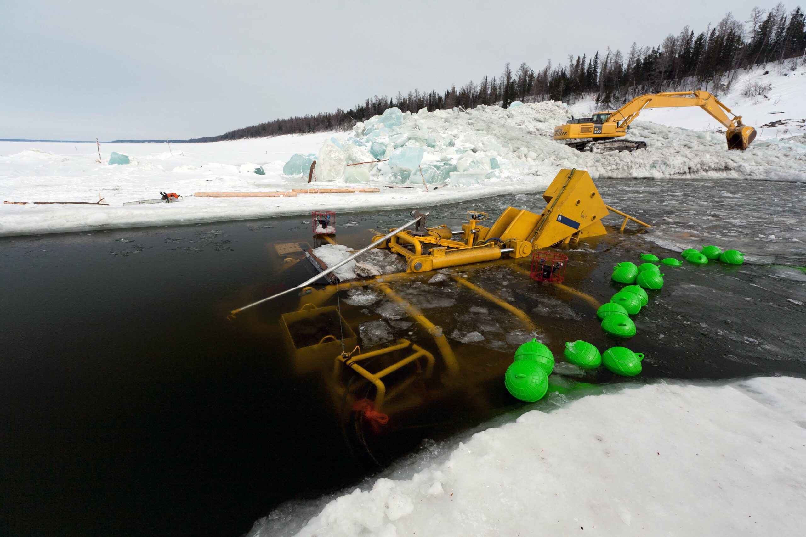 Subtrench equipment operating in Arctic conditions