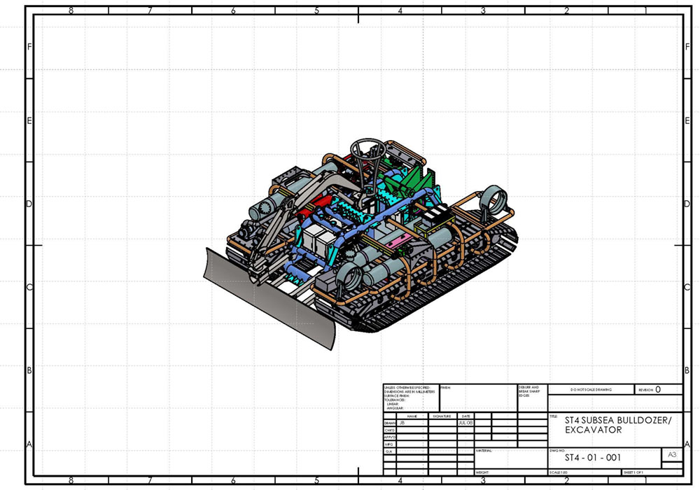 Subtrench Four Subsea Bulldozer/ Excavator